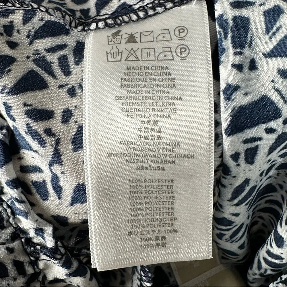 Michael Kors Womens Size 2 Pull On Jogger  blue   Elastic Waist lightweight